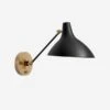 Charlton Wall Light, Black And Hand-Rubbed Antique Brass -Home Furni and Decor Sale 148472 charlton black