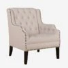 Bassett Chair, Cream -Home Furni and Decor Sale 204187 bassett chair cream angle