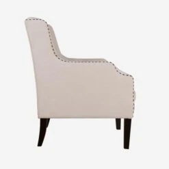 Bassett Chair, Cream -Home Furni and Decor Sale 204190 bassett chair cream side