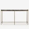 Edith Charcoal Console Table, Charcoal Vintage