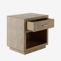Fitz Cream Bedside Table -Home Furni and Decor Sale 204665 fitz bedside table cream drawer open detail st0374