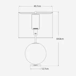 Elsie Table Lamp, Blush / Cream Shade -Home Furni and Decor Sale 208068 elsie dimensions