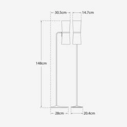 Clarkson Floor Lamp, Hand-Rubbed Antique Brass -Home Furni and Decor Sale 208086 clarkson floor dimensionsjpg