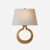 Ring Form Wall Light, Antique-Burnished Brass -Home Furni and Decor Sale 208177 ring form wall light in antique burnished brass