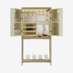 Melissa Bar Cabinet -Home Furni and Decor Sale 210031 melissa bar cabinet front open