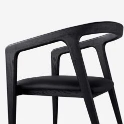 Hampstead Dining Chair -Home Furni and Decor Sale 210558 hampstead dining chair charcoal oak and fonyx leather detail 3