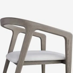 Hampstead Dining Chairs -Home Furni and Decor Sale 211590 hampstead dining chair smoked oak and fallon white leather detail 3