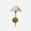 Hackney Wall Light, Hand-Rubbed Antique Brass 2 Hackney Wall Light, Hand-Rubbed Antique Brass -Home Furni and Decor Sale 214367 hackney wall light in antique brass