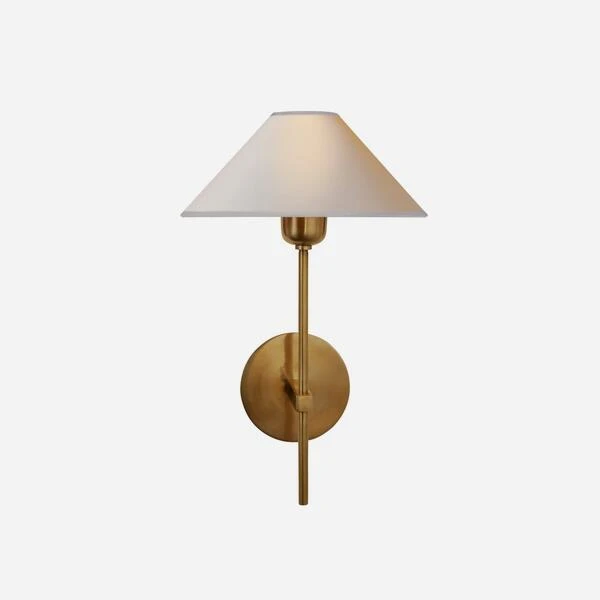 Hackney Wall Light, Hand-Rubbed Antique Brass 3 Hackney Wall Light, Hand-Rubbed Antique Brass