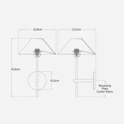 Hackney Wall Light, Hand-Rubbed Antique Brass 9 Hackney Wall Light, Hand-Rubbed Antique Brass -Home Furni and Decor Sale 214372 hackney dimensions