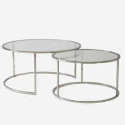 Harlan Silver Nested Coffee Table -Home Furni and Decor Sale 214843 harlan silver out