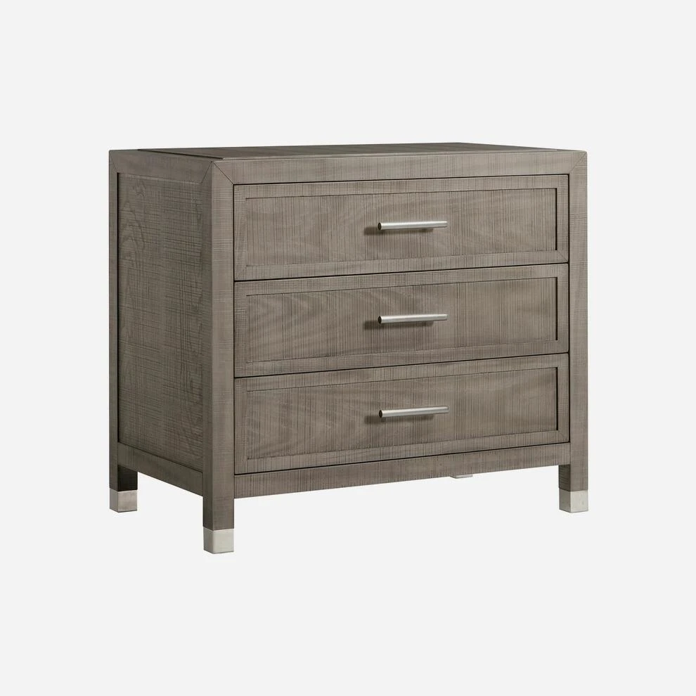 Raffles Nightstand, Grey 5 Raffles Nightstand, Grey - Image 3