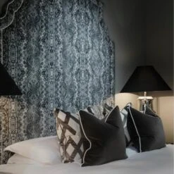 Fitzroy Grey Cushion -Home Furni and Decor Sale 215941 bohemia ebony fabric pelham charcoal fitzroy grey cushions lifestyle