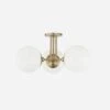 Stella Ceiling Light -Home Furni and Decor Sale 216851 stella flush aged brass