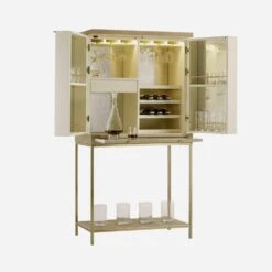 Melissa Bar Cabinet -Home Furni and Decor Sale 216879 melissa bar cabinet angle open