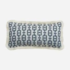 Burlington Navy Small Rectangle Cushion