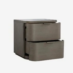 Hampstead Bedside Table -Home Furni and Decor Sale 217597 hampstead nightstand smoked oak 2 draw open