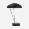 Coquette Table Lamp, Polished Nickel / Black Marble -Home Furni and Decor Sale 218113 coquette table lamp polished nickel
