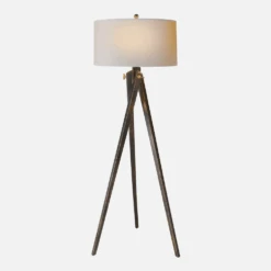Tripod Floor Lamp, Tudor Brown -Home Furni and Decor Sale 233250 tripod floor lamp in tudor brown