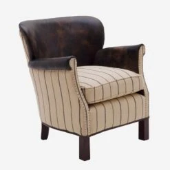 Harrow Chair, Ticking Stripe -Home Furni and Decor Sale 240921 andrew martin chairs harrow chair