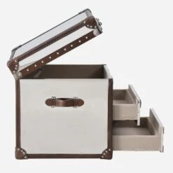 Livingstone Steamer Trunk -Home Furni and Decor Sale 246988 livingstone side open