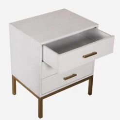 Jasper White Side Chest, White -Home Furni and Decor Sale 247252 jasper white open