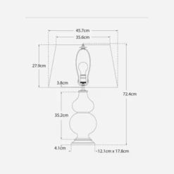 Anita Table Lamp, Tea Stain Porcelain -Home Furni and Decor Sale 258991 anita