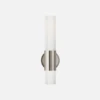 Penz Cylindrical Wall Light, Polished Nickel -Home Furni and Decor Sale 259112 penz medium cylindrical wall light in polished nickel with white glass