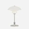 Whitman Desk Lamp, Polished Nickel With White Glass Shade -Home Furni and Decor Sale 259323 whitman desk lamp in polished nickel and white glass shade