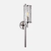 Liaison Wall Light, Polished Nickel -Home Furni and Decor Sale 259434 liaison wall light in polished nickel with crackle glass