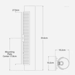 Precision Wall Light, Bronze -Home Furni and Decor Sale 259463 precision