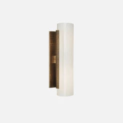 Precision Wall Light, Antique-Burnished Brass