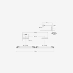 McClain Double Picture Light, Antique Brass -Home Furni and Decor Sale 259491 mcclain