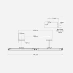 McClain Double Picture Light, Antique Brass -Home Furni and Decor Sale 259498 mcclain large