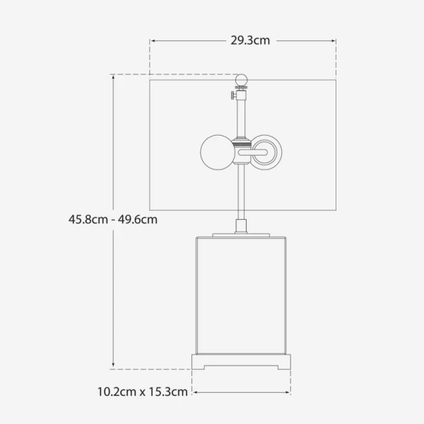Block Table Lamp 6 Block Table Lamp - Image 4