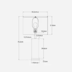 Cliff Table Lamp, Brown Marble -Home Furni and Decor Sale 259509 cliff