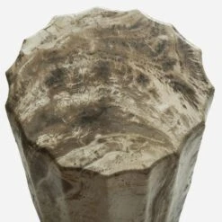 Petrified Scallop Log Side Table Or Stool -Home Furni and Decor Sale 260531 petrified scallop stool detail 2