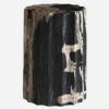 Petrified Scallop Log Side Table Or Stool -Home Furni and Decor Sale 260537 petrified scallop stool front 1