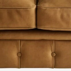 Gainsborough Sofa, Camel Leather -Home Furni and Decor Sale 260712 gainsborough sofa buttoning detail