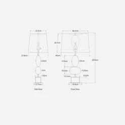 Dani Table Lamp -Home Furni and Decor Sale 260764 dani