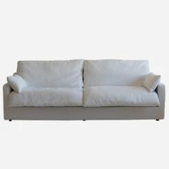 Serenity Sofa, White Linen -Home Furni and Decor Sale 260812 serenity sofa front