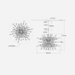 Farfalle Chandelier -Home Furni and Decor Sale 261242 farfalle chandelier