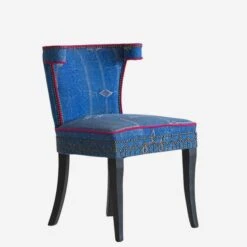 Vincent Moroccan Dining Chair -Home Furni and Decor Sale 265802 vincent moroccan blue angle 1