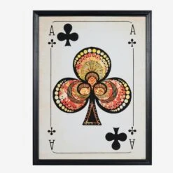 Cards Aces Clubs Print