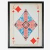 Cards Aces Diamonds Print -Home Furni and Decor Sale 274166 cards aces diamonds 100x130 art blk wd 1