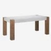 Junction Dining Table -Home Furni and Decor Sale 274330 junction dining table 180cm marble white polished weathered oak angle