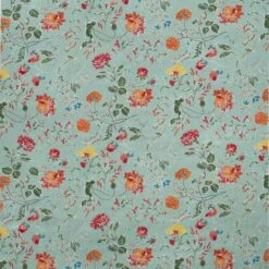 Wild Wood Duck Egg Outdoor Fabric