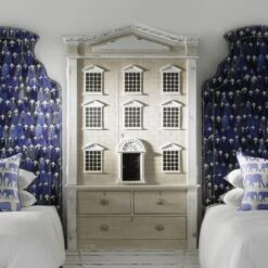 Dolls House Cabinet -Home Furni and Decor Sale 313273 theatre midnight fabric headboards parade denim cushions dolls house cabinet lifestyle