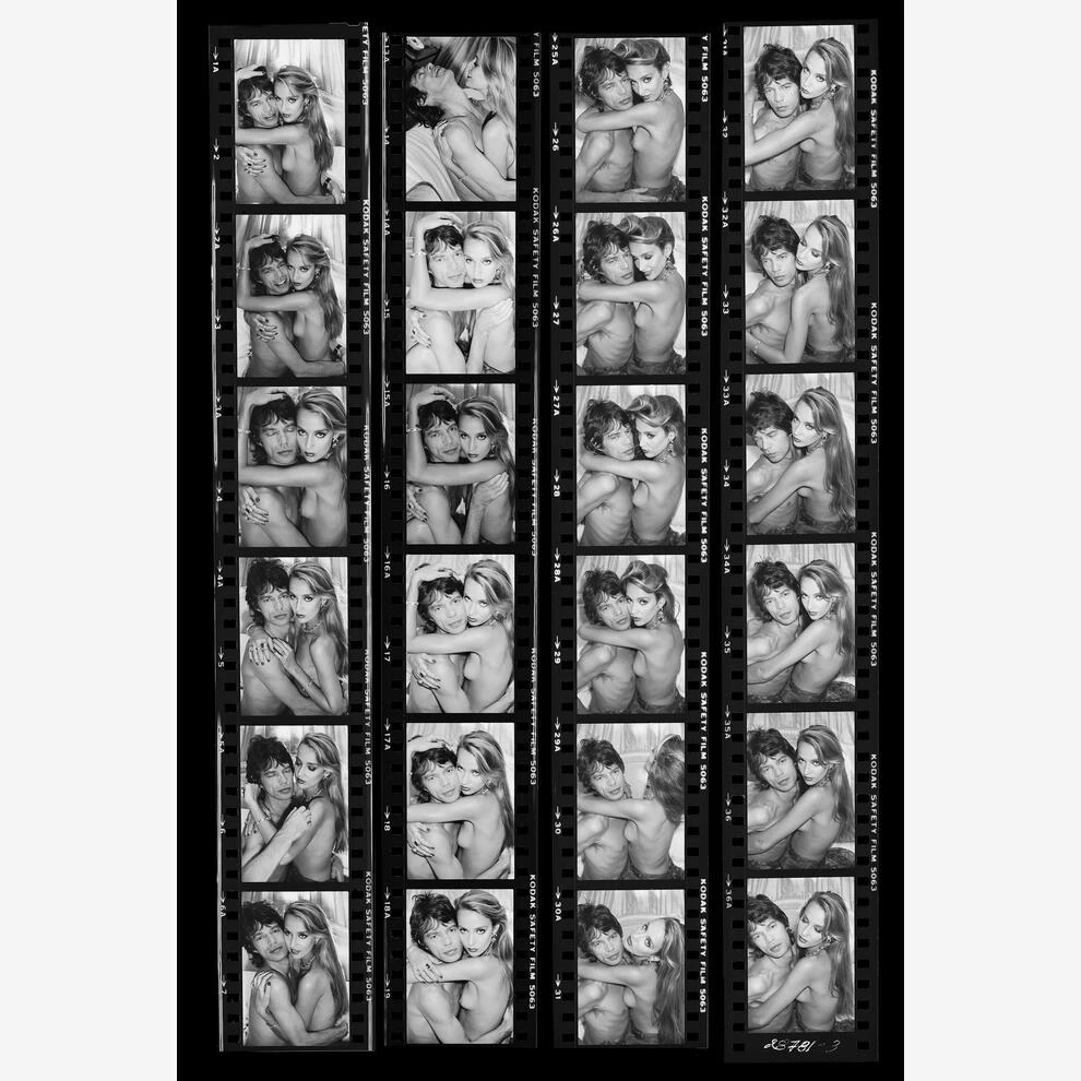 Close Contact ~ Jerry Hall With Mick Jagger Photographic Artwork 3 Close Contact ~ Jerry Hall With Mick Jagger Photographic Artwork