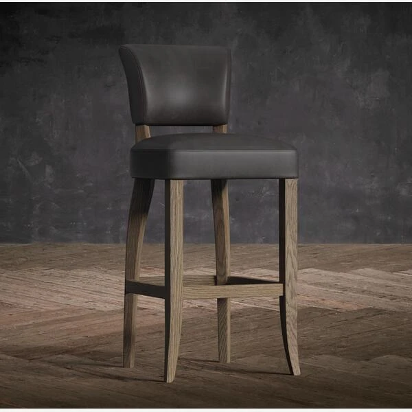 Mimi Bar Stool Leather Bar Stool 4 Mimi Bar Stool Leather Bar Stool - Image 2